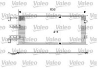 Condenser, air conditioning 817645 Valeo