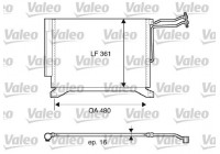 Condenser, air conditioning 817837 Valeo