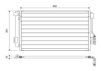 Condenser, air conditioning 817842 Valeo