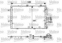 Condenser, air conditioning 817843 Valeo