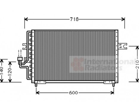 Condenser, air conditioning 82005042 International Radiators, Image 2