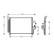 Condenser, air conditioning 82005081 International Radiators, Thumbnail 3