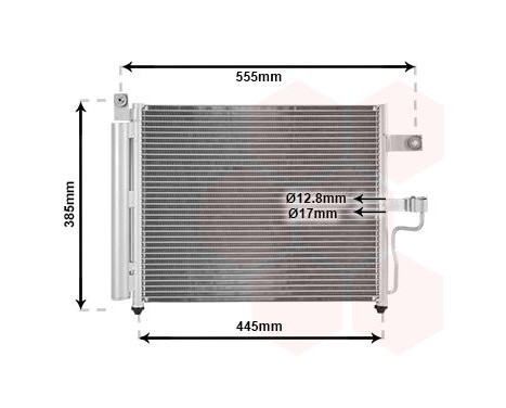 Condenser, air conditioning 82005081 International Radiators, Image 2