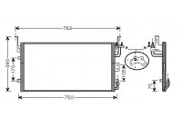 Condenser, air conditioning 82005083 International Radiators