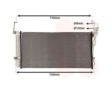 Condenser, air conditioning 82005084 International Radiators, Image 2