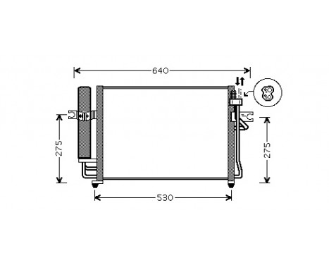 Condenser, air conditioning 82005090 International Radiators