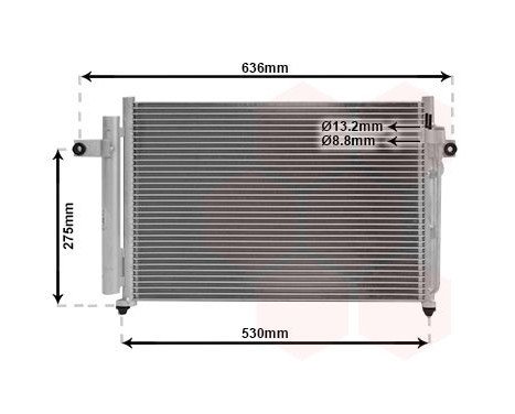 Condenser, air conditioning 82005090 International Radiators, Image 2