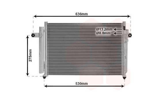Condenser, air conditioning 82005090 International Radiators, Image 2