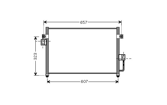 Condenser, air conditioning 82005134 International Radiators