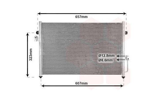 Condenser, air conditioning 82005134 International Radiators, Image 2