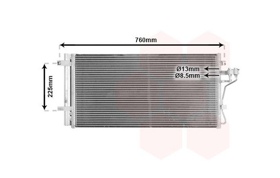 Condenser, air conditioning 82005190 International Radiators, Image 2