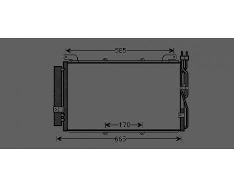 Condenser, air conditioning 82005220 International Radiators