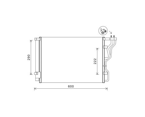 Condenser, air conditioning 82005299 International Radiators
