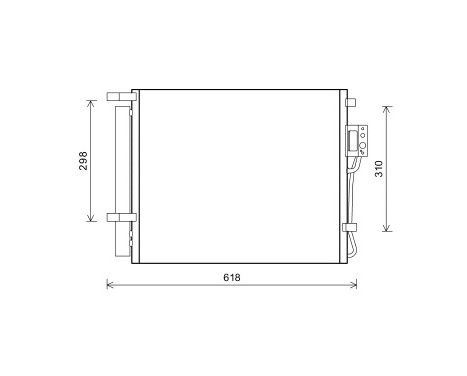 Condenser, air conditioning 82005310 International Radiators
