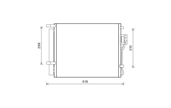 Condenser, air conditioning 82005310 International Radiators