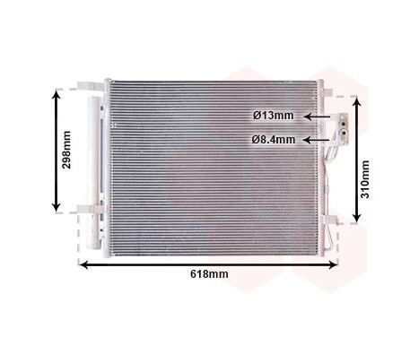 Condenser, air conditioning 82005310 International Radiators, Image 2