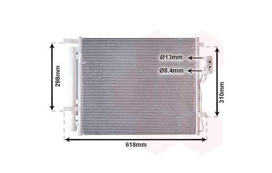 Condenser, air conditioning 82005310 International Radiators, Image 2