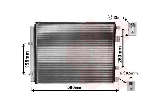 Condenser, air conditioning 82005396 International Radiators