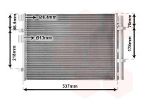 Condenser, air conditioning 82015707 International Radiators