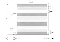 Condenser, air conditioning 822578 Valeo