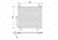 Condenser, air conditioning 822591 Valeo