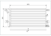 Condenser, air conditioning 822596 Valeo