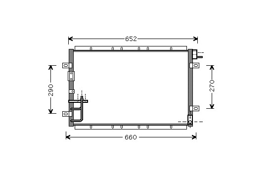 Condenser, air conditioning 83005030 International Radiators