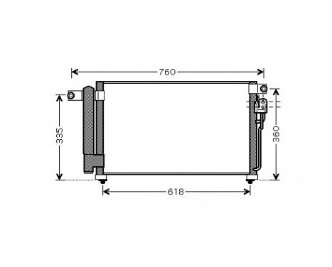 Condenser, air conditioning 83005081 International Radiators