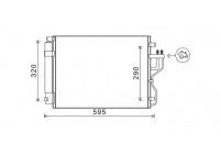 Condenser, air conditioning 83005151 International Radiators