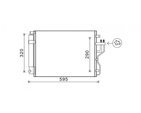 Condenser, air conditioning 83005151 International Radiators