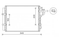 Condenser, air conditioning 83005188 International Radiators