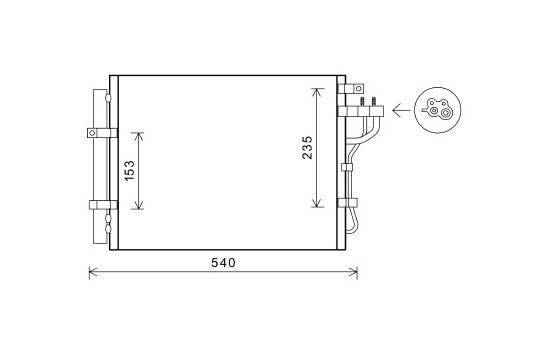 Condenser, air conditioning 83005188 International Radiators