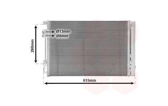Condenser, air conditioning 83005280 International Radiators