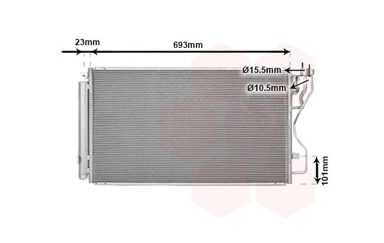 Condenser, air conditioning 83015713 International Radiators