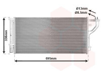 Condenser, air conditioning 83015714 International Radiators
