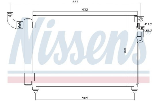 Condenser, air conditioning 940003 Nissens, Image 6