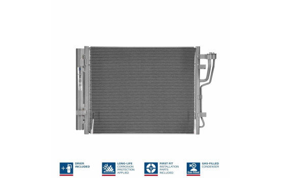 Condenser, air conditioning 940007 Nissens, Image 3