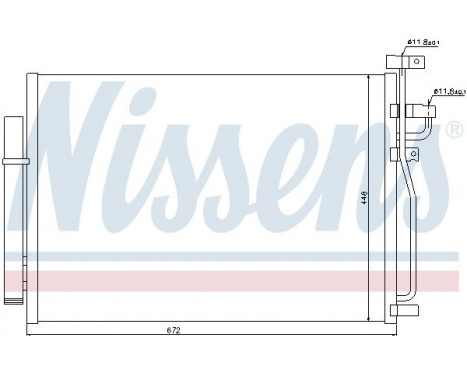 Condenser, air conditioning 940010 Nissens, Image 6