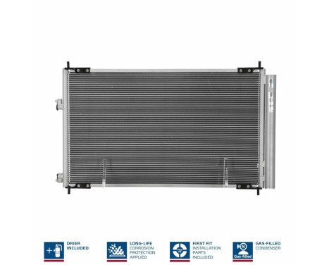 Condenser, air conditioning 940021 Nissens, Image 3