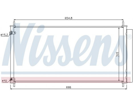 Condenser, air conditioning 940036 Nissens, Image 6