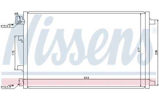 Condenser, air conditioning 940038 Nissens, Image 6