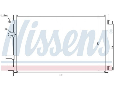 Condenser, air conditioning 940040 Nissens, Image 6