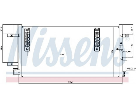 Condenser, air conditioning 940042 Nissens, Image 2