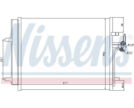 Condenser, air conditioning 940043 Nissens, Image 2