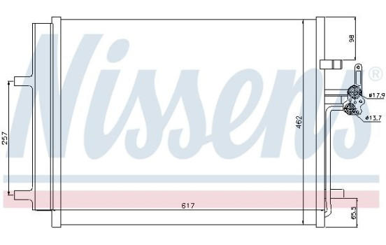 Condenser, air conditioning 940043 Nissens, Image 2