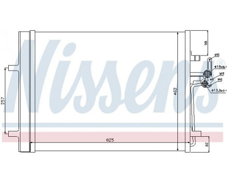 Condenser, air conditioning 940044 Nissens, Image 3