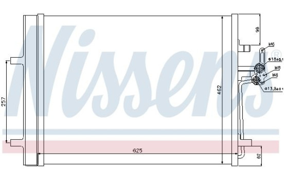 Condenser, air conditioning 940044 Nissens, Image 2