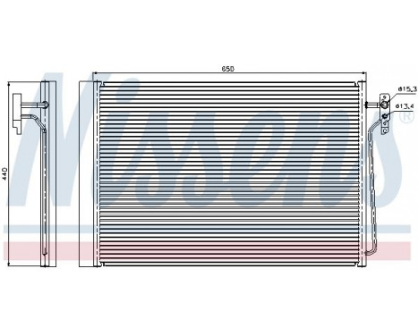 Condenser, air conditioning 940045 Nissens, Image 3