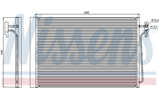 Condenser, air conditioning 940045 Nissens, Image 3