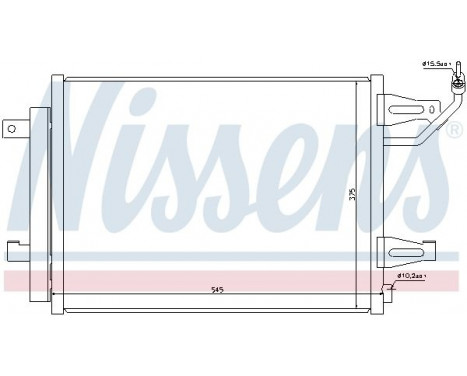 Condenser, air conditioning 940067 Nissens, Image 6